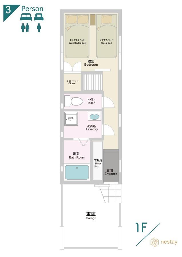 Nestay Villa Tokyo Sugamo Esterno foto